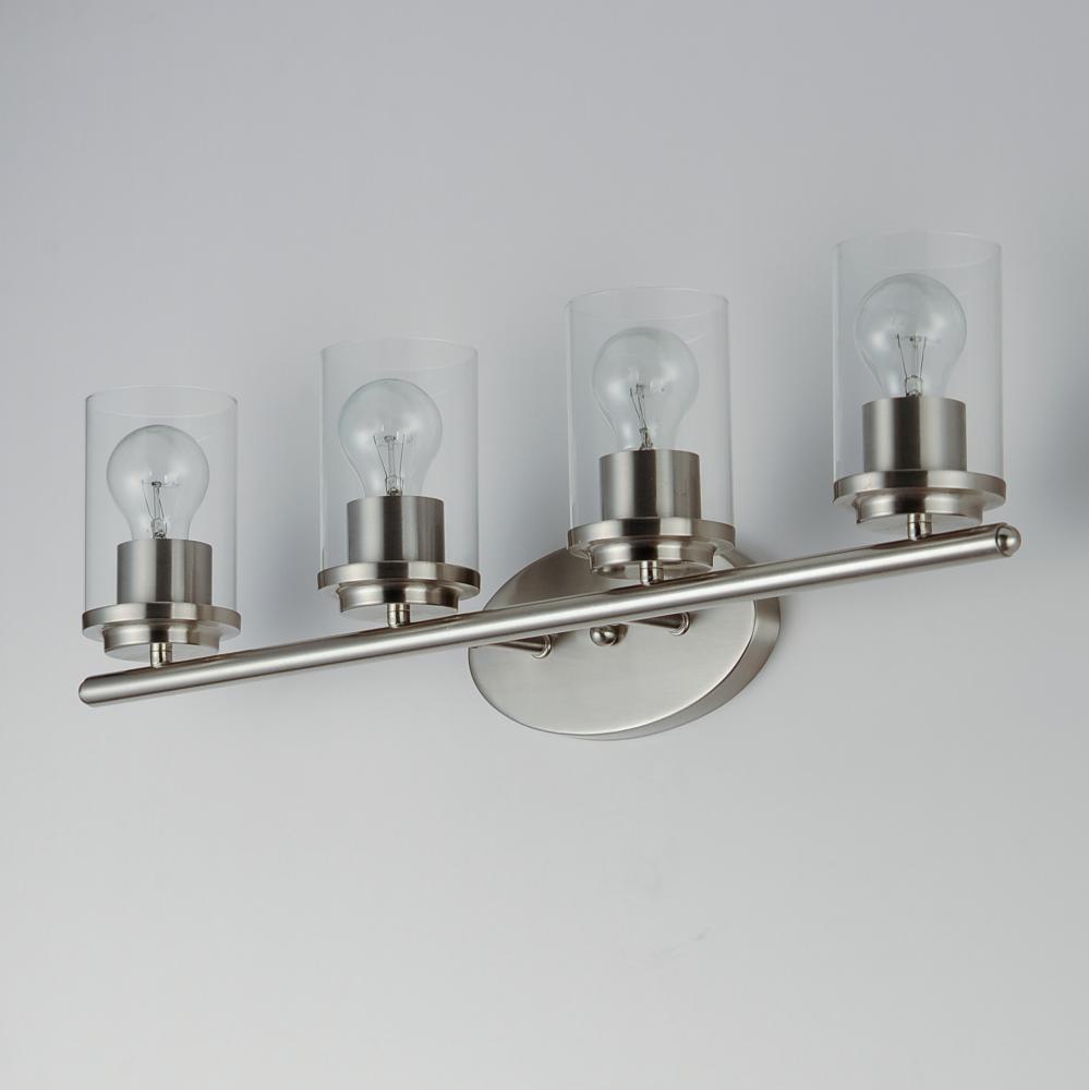 Maxim Lighting CORONA 10214CLSN Bathroom Fixture Contemporary - Nickel