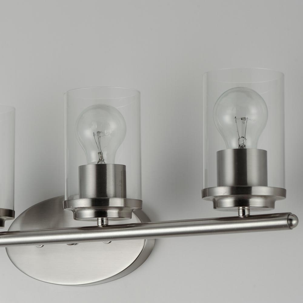 Maxim Lighting CORONA 10214CLSN Bathroom Fixture Contemporary - Nickel