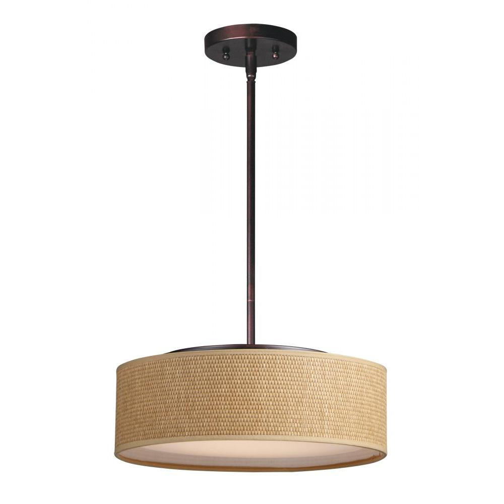 Prime 16 Inch Semi Flush Mount Light – Oil Rubbed Bronze