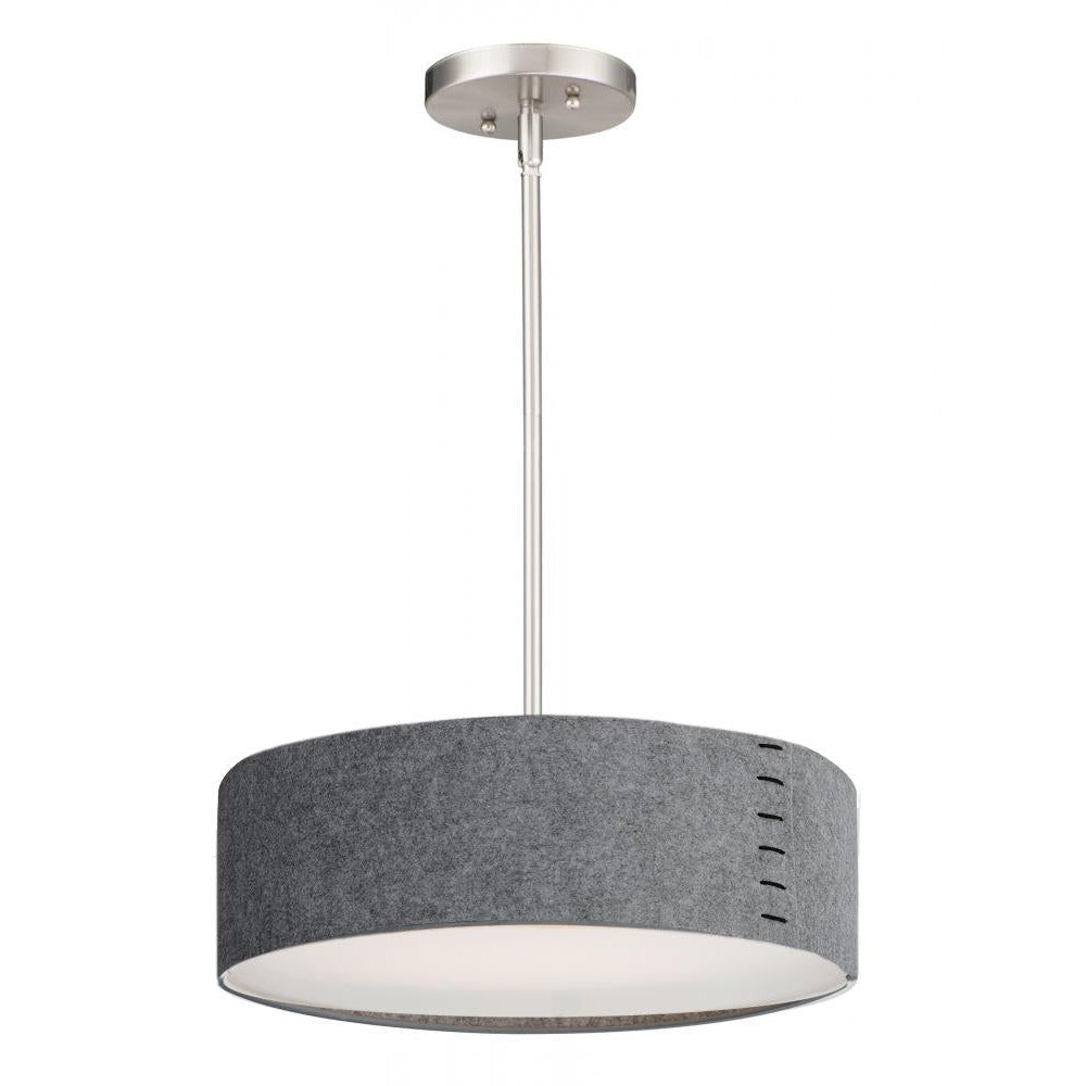 Maxim Lighting PRIME 10224GYSN Pendant Modern - Nickel