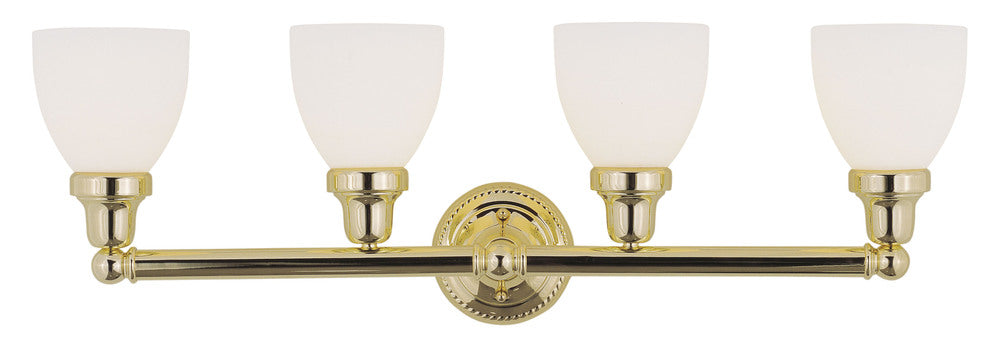 Livex Lighting CLASSIC 1024-02 Bathroom Fixture Contemporary - Polished Brass