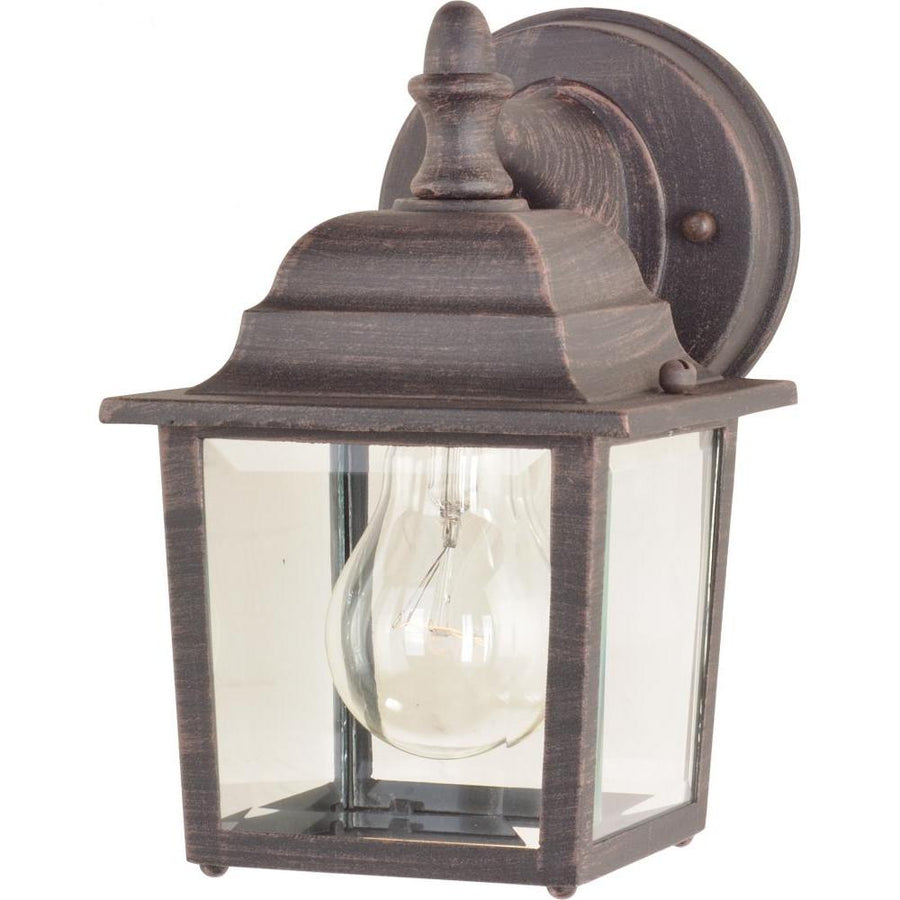 Maxim Lighting 1025RP Builder Cast 5.5 Inch Outdoor Wall Lantern – Rust Patina