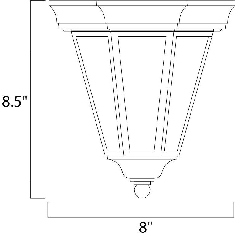 Maxim Lighting WESTLAKE 1027BK Exterior Traditional - Black