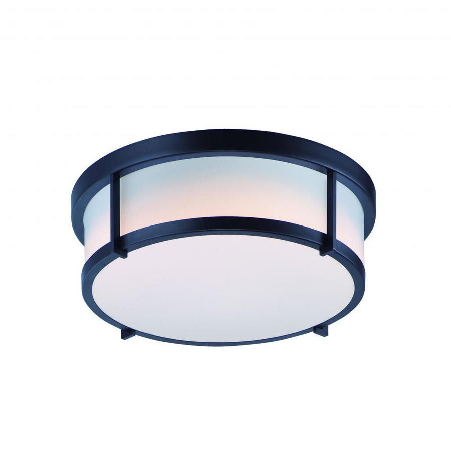 Maxim Lighting 10273WTBK Rogue LED 13 Inch Flush Mount Light – Black