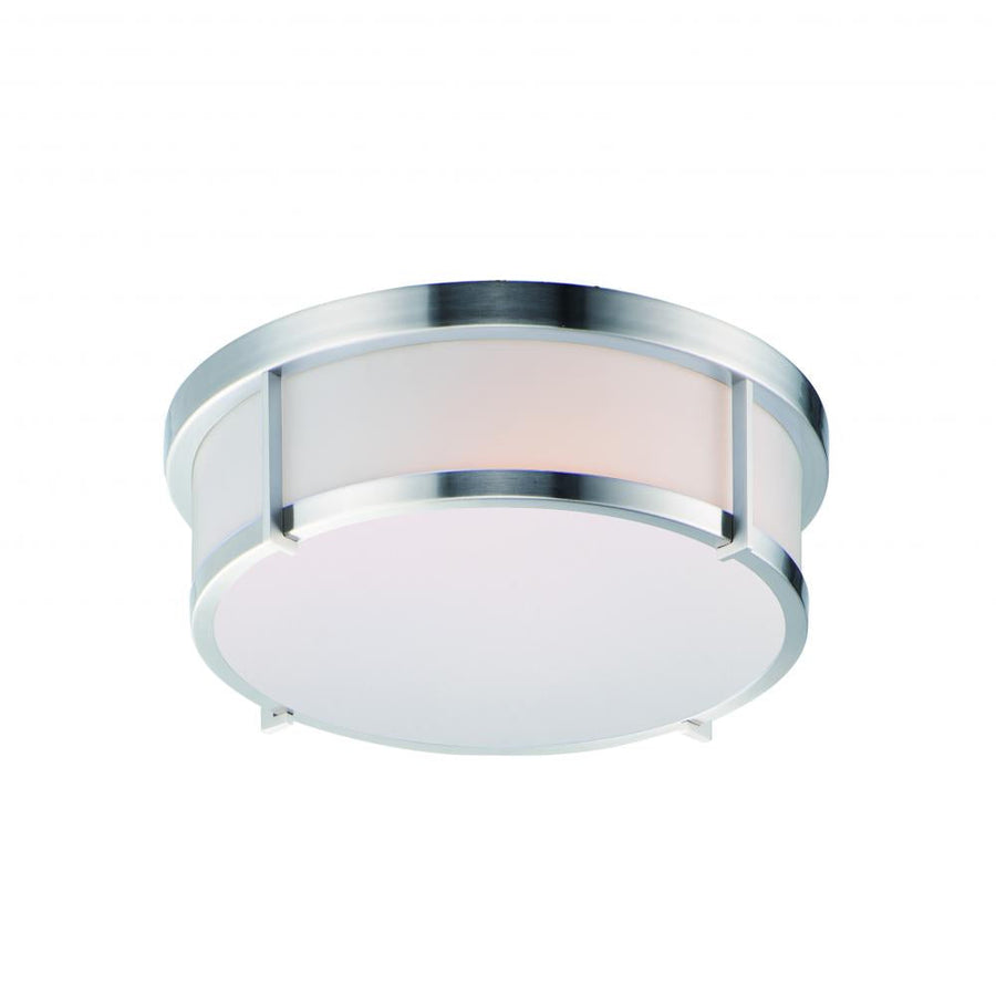Maxim Lighting 10273WTSN Rogue LED 13 Inch Flush Mount Light – Satin Nickel