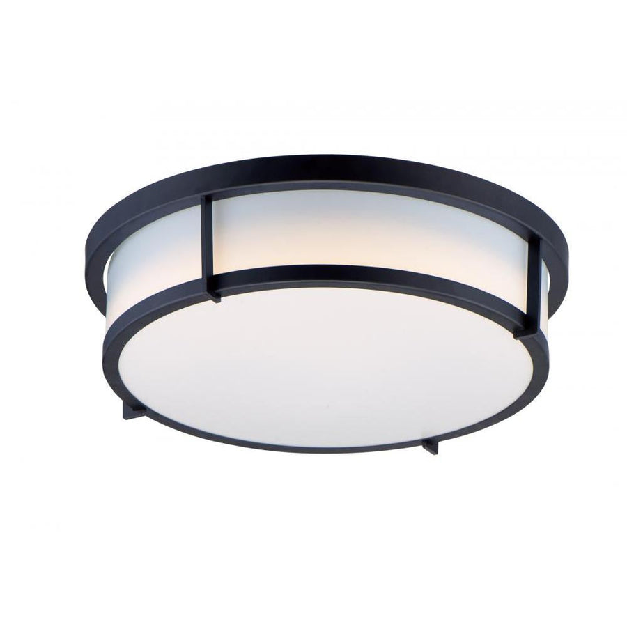 Maxim Lighting 10274WTBK Rogue LED 17 Inch Flush Mount Light – Black