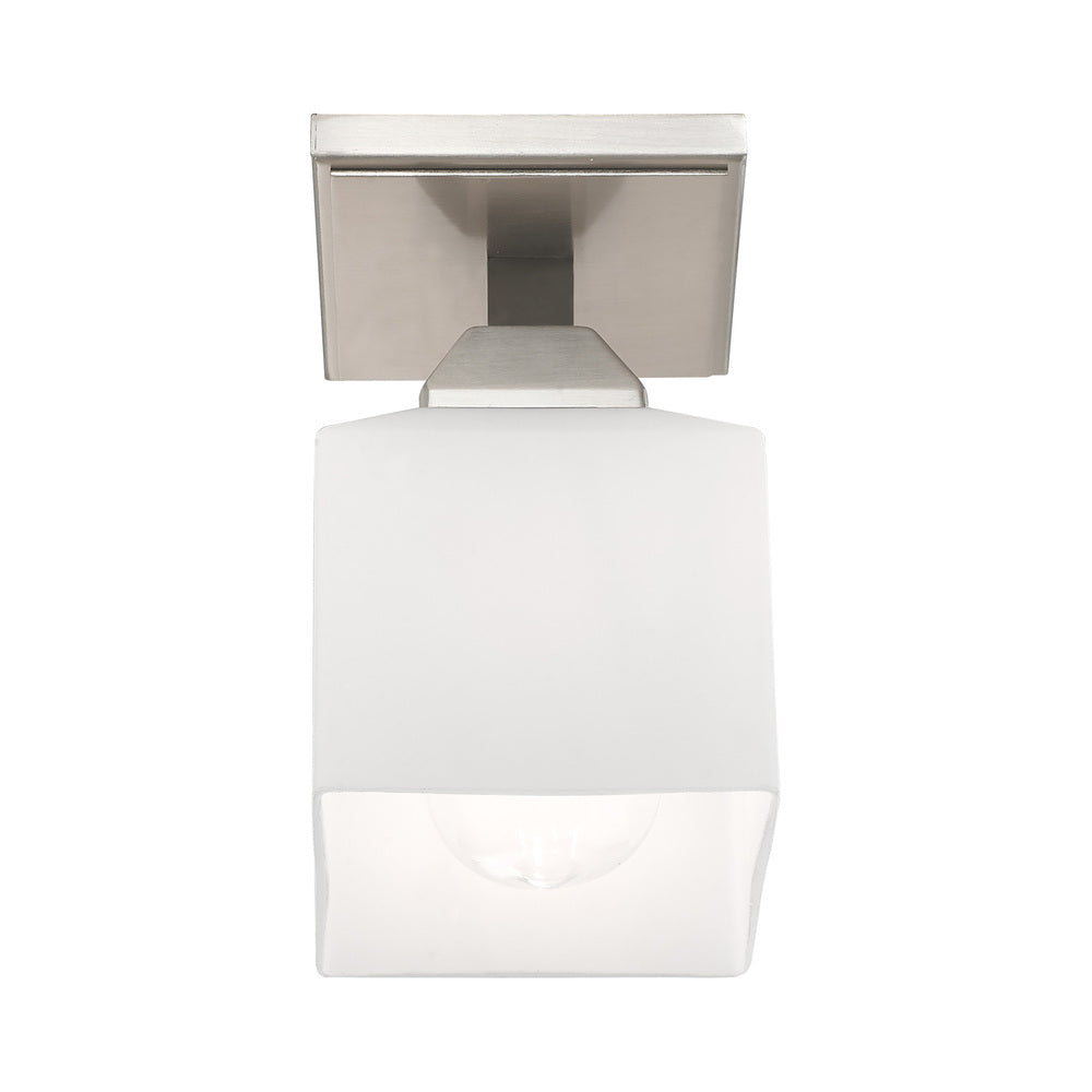 Livex Lighting ARAGON 10280-91 Flush Mount Transitional - Brushed Nickel