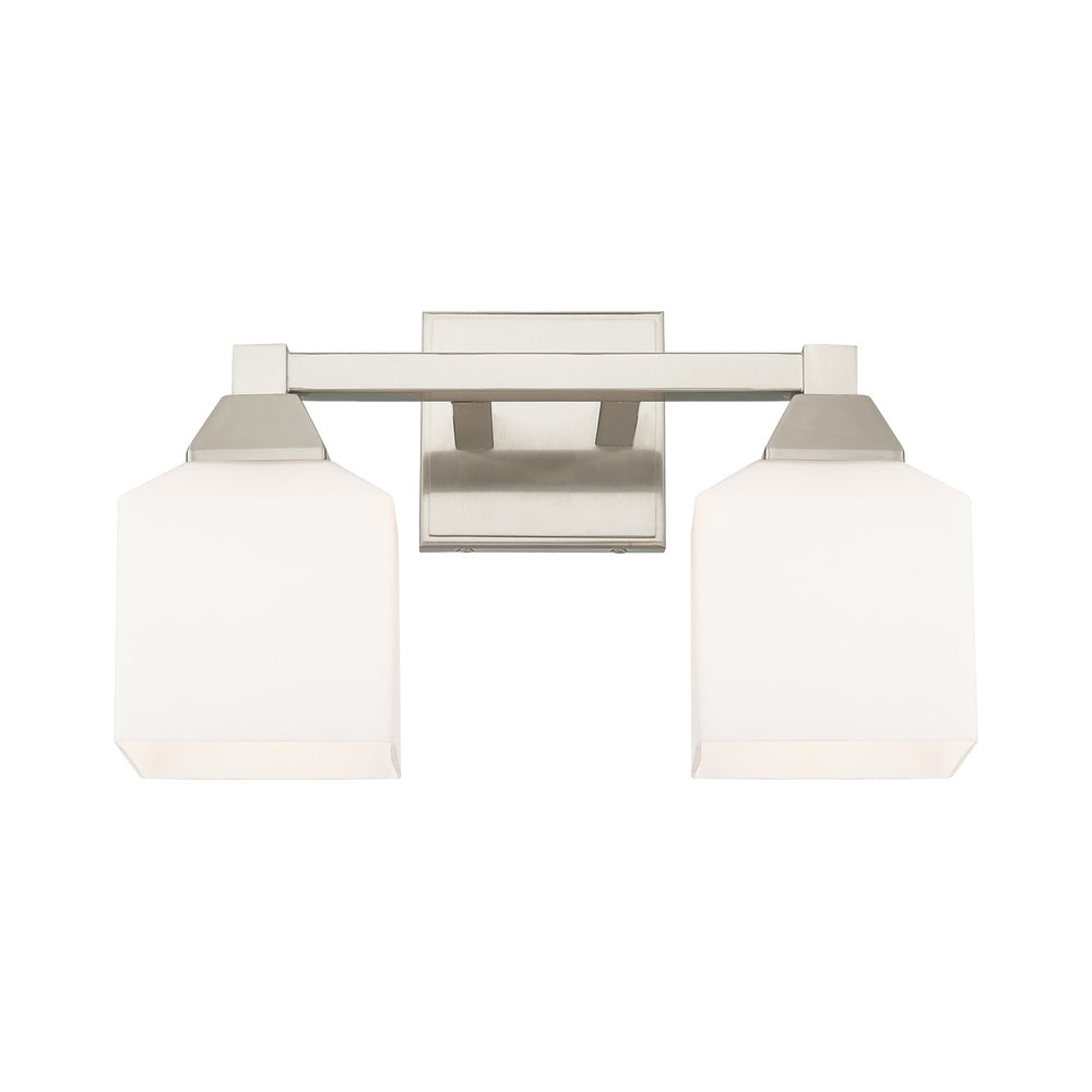 Livex Lighting ARAGON 10282-91 Bathroom Fixture Transitional - Brushed Nickel