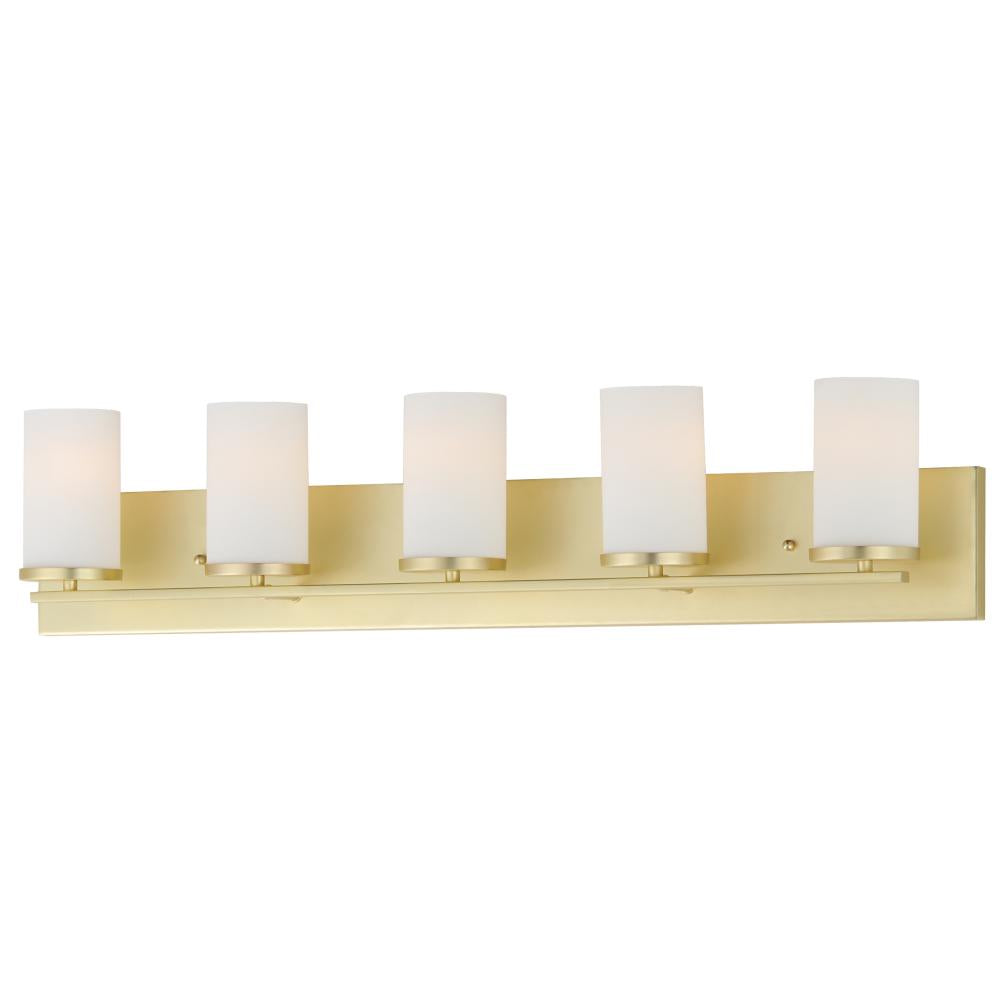 Lateral 36 Inch Bathroom Vanity - Satin Brass