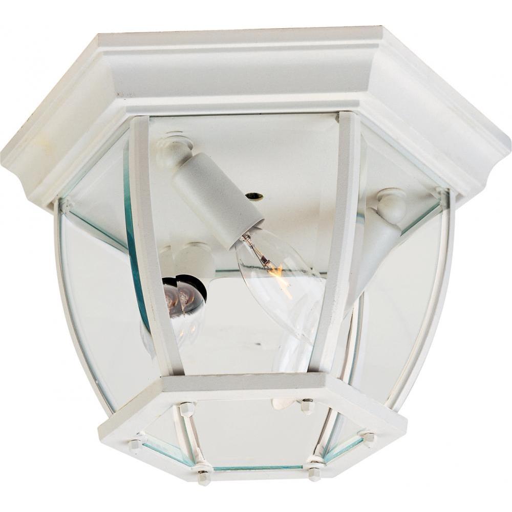 Maxim Lighting 1029WT Crown Hill 11 Inch Flush Mount Light – White