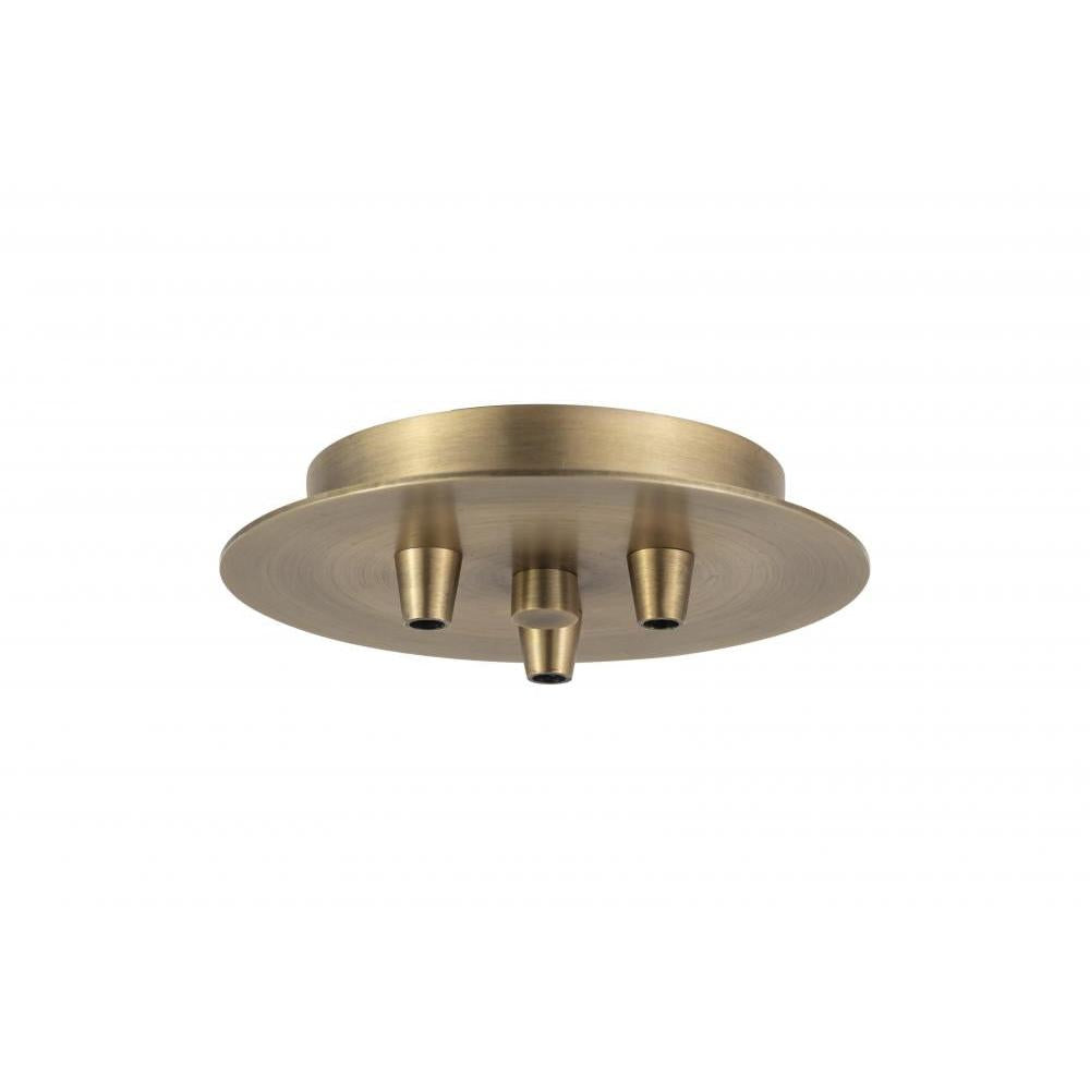 3 Light Round Multi Port Canopy