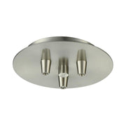 3 Light Round Multi Port Canopy