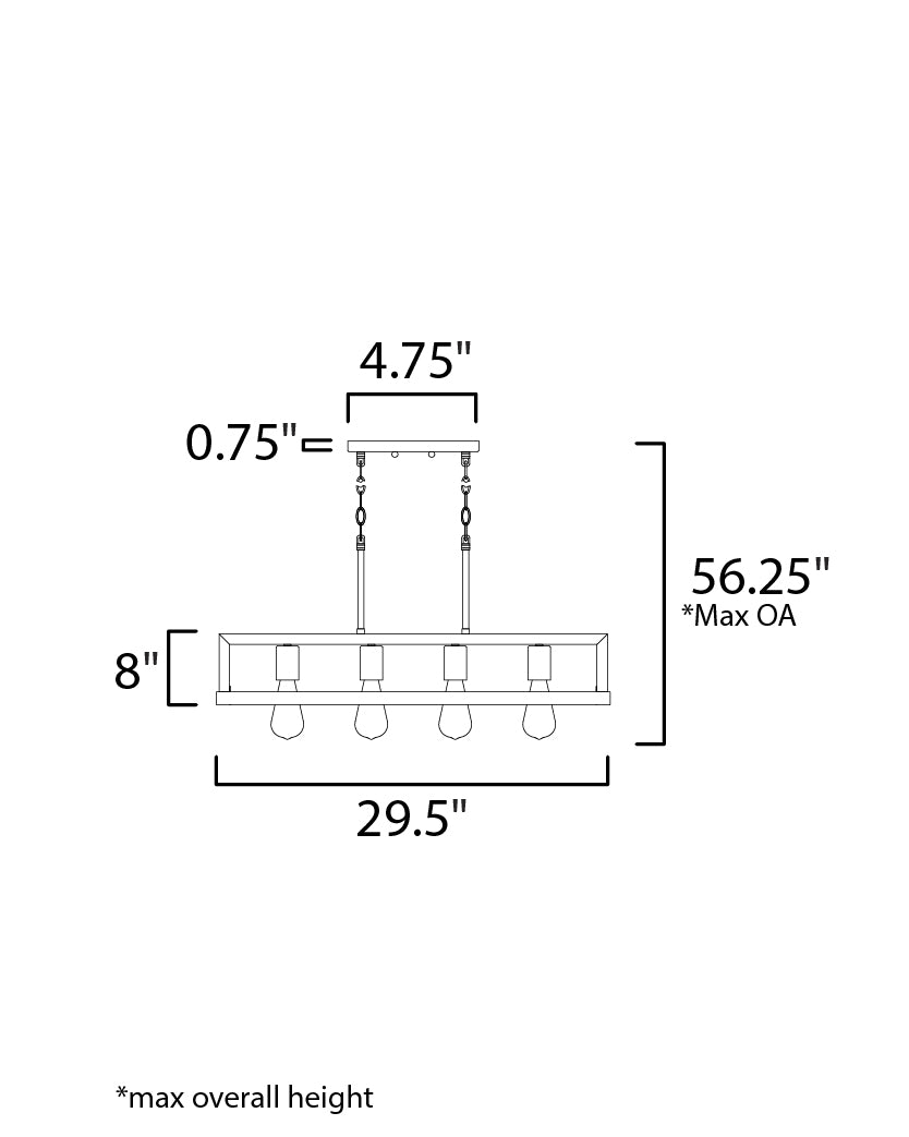Black Forest-Linear Pendant