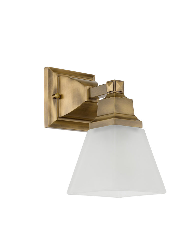 Livex Lighting MISSION 1031-01 Bathroom Fixture Traditional - Antique Brass