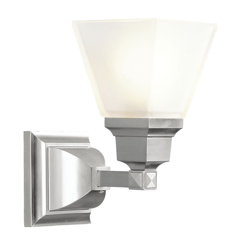 Livex Lighting MISSION 1031-91 Bathroom Fixture Traditional - Brushed Nickel