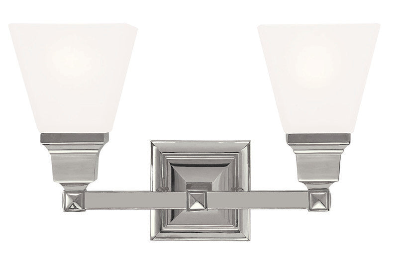 Livex Lighting MISSION 1032-35 Bathroom Fixture Traditional - Polished Nickel