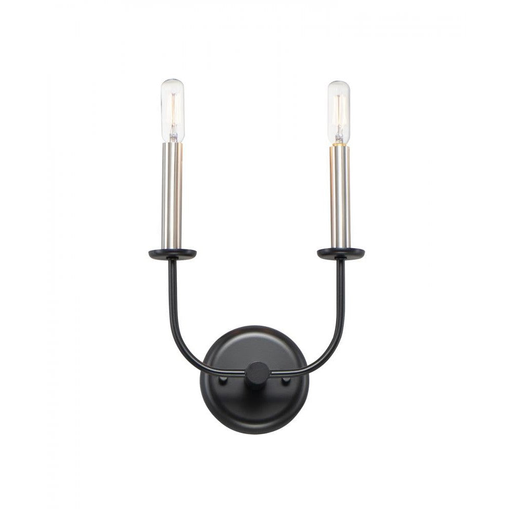 Maxim Lighting WESLEY 10322BKSN Sconce Traditional - Black