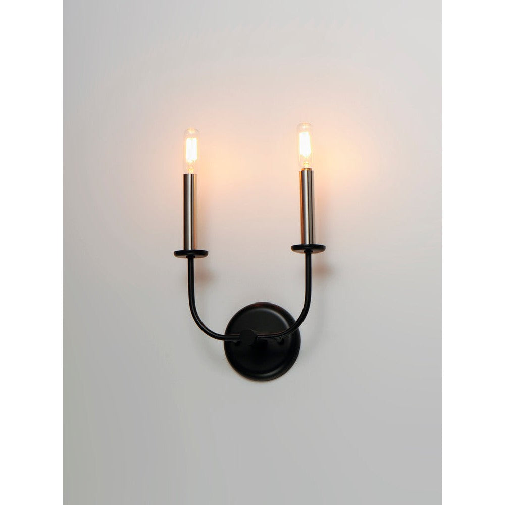 Maxim Lighting WESLEY 10322BKSN Sconce Traditional - Black