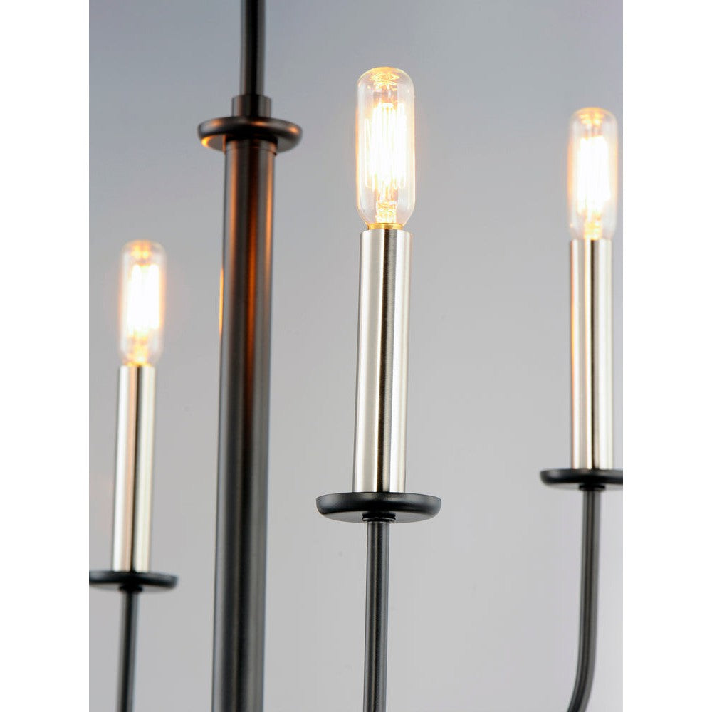 Maxim Lighting WESLEY 10324BKSN Chandelier Traditional - Black