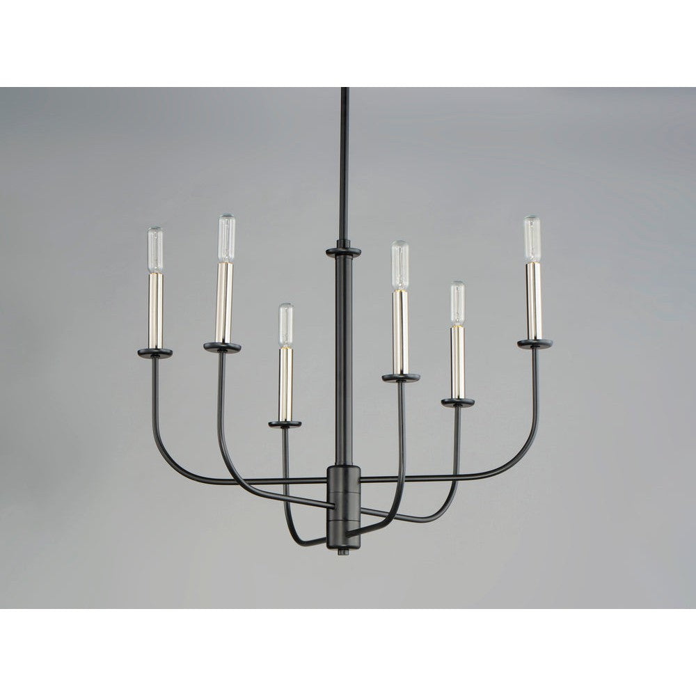 Maxim Lighting WESLEY 10326BKSN Chandelier Traditional - Black