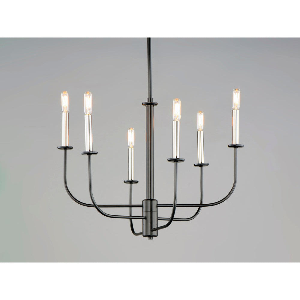 Maxim Lighting WESLEY 10326BKSN Chandelier Traditional - Black