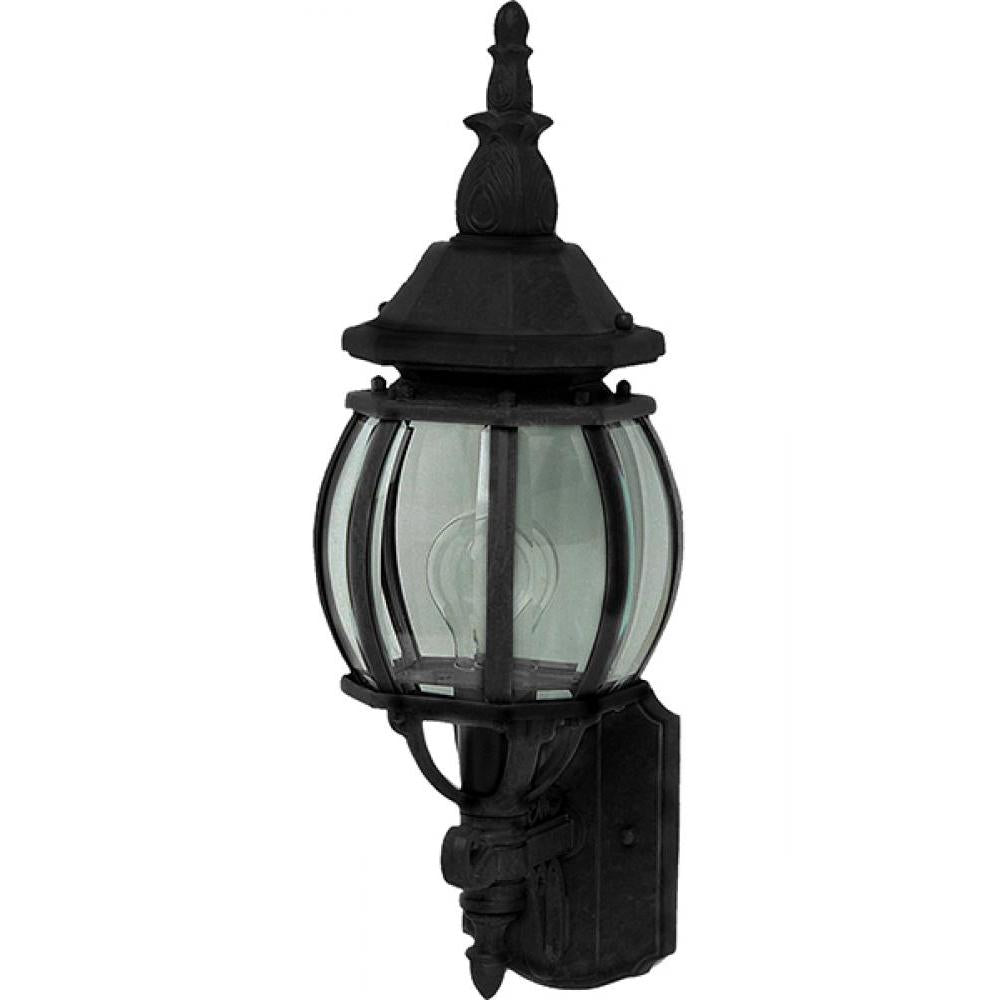 Maxim Lighting 1032BK Crown Hill 6.5 Inch Outdoor Wall Lantern – Black
