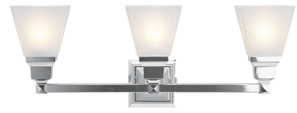 Livex Lighting MISSION 1033-05 Bathroom Fixture Traditional - Polished Chrome