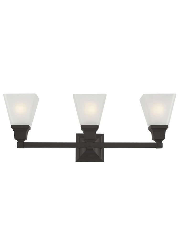 Livex Lighting MISSION 1033-07 Bathroom Fixture Traditional - Bronze