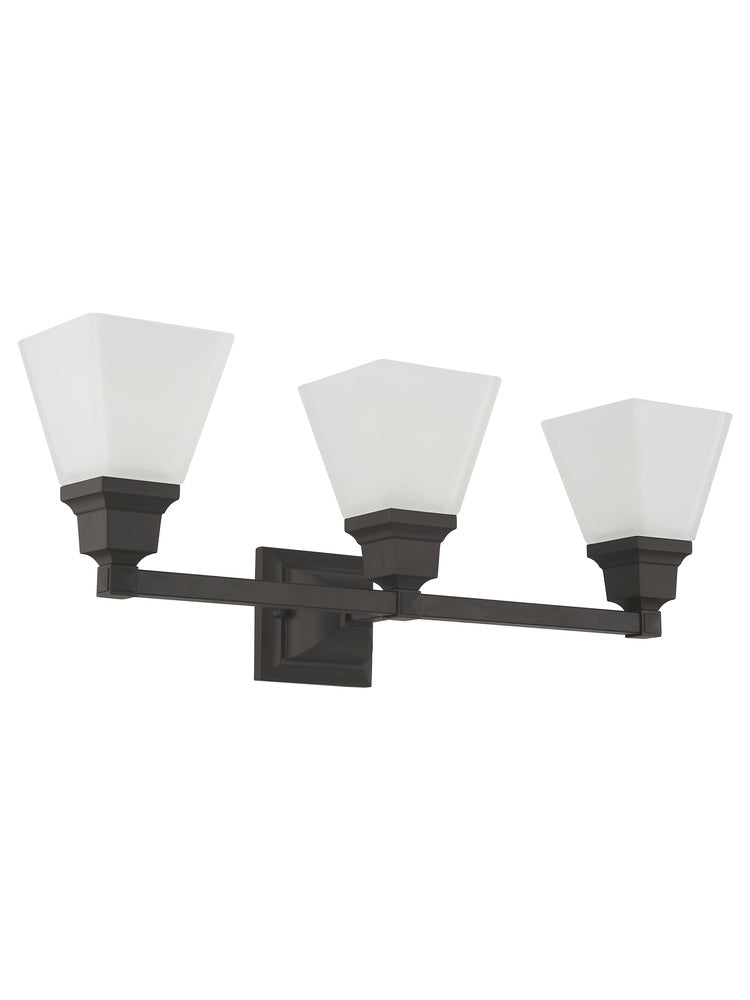 Livex Lighting MISSION 1033-07 Bathroom Fixture Traditional - Bronze