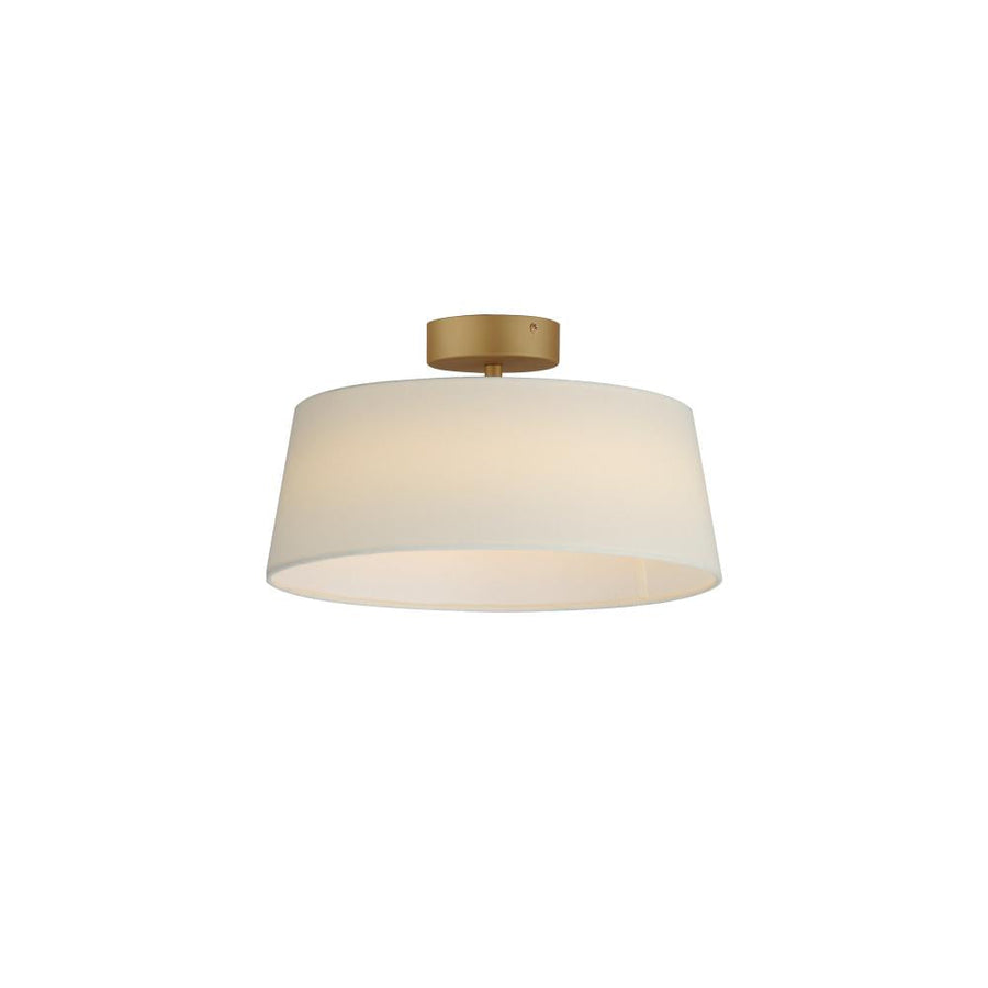 Maxim Lighting 10330OFNAB Paramount 16 Inch Flush Mount Light – Natural Aged Brass