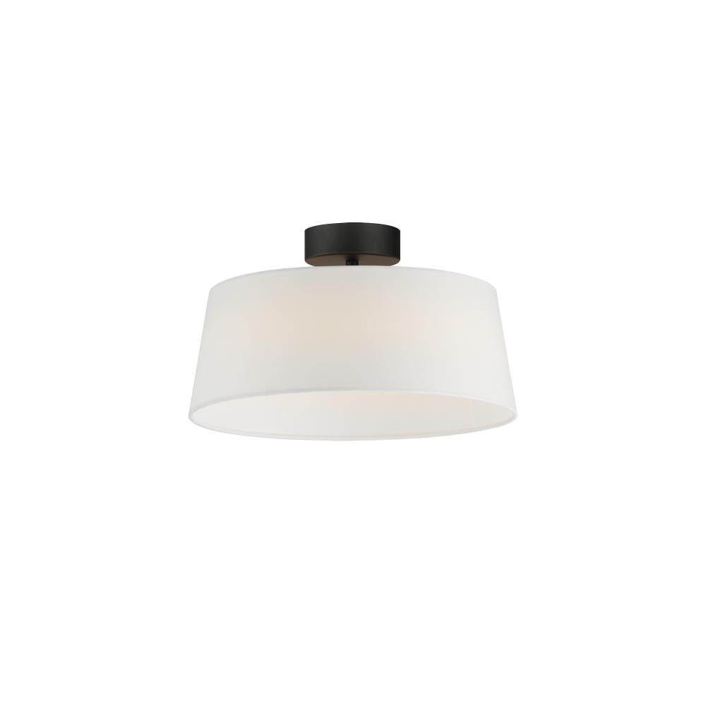 Paramount 16 Inch Flush Mount Light – Black