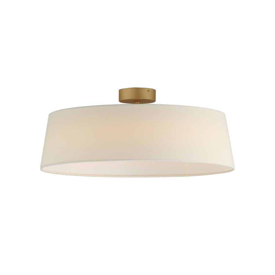Maxim Lighting 10332OFNAB Paramount 21.25 Inch Flush Mount Light – Natural Aged Brass