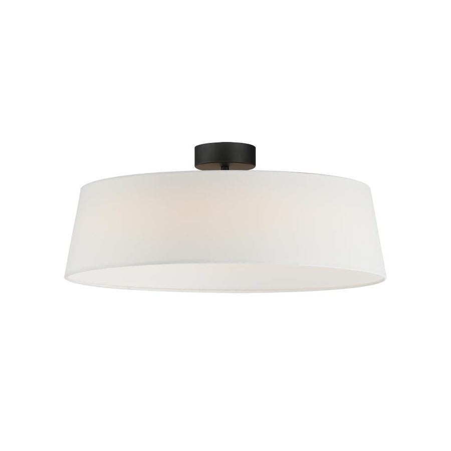 Maxim Lighting 10332WTBK Paramount 21.25 Inch Flush Mount Light – Black