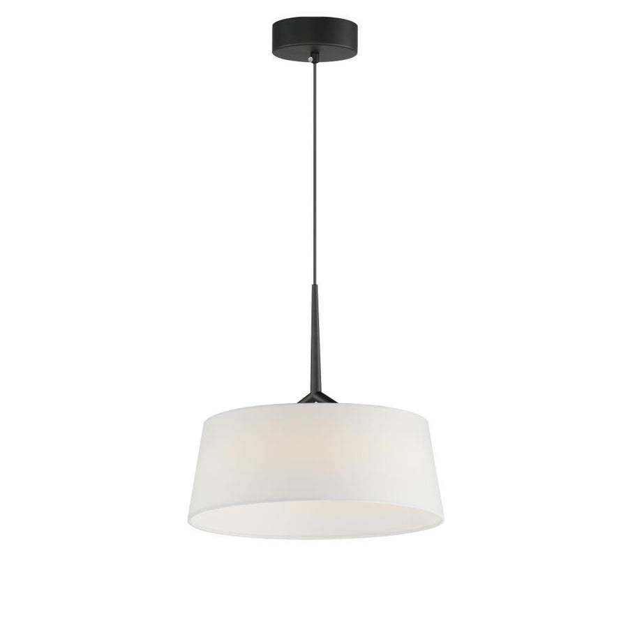Maxim Lighting 10334WTBK Paramount 16 Inch Semi Flush Mount Light – Black