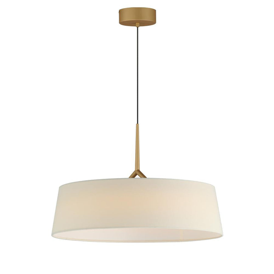 Maxim Lighting 10336OFNAB Paramount 21.25 Inch Semi Flush Mount Light – Natural Aged Brass