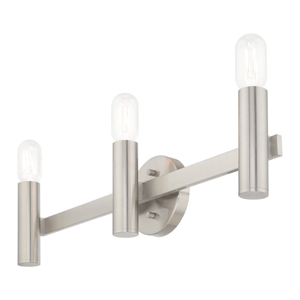 Livex Lighting COPENHAGEN 10343-91 Bathroom Fixture Contemporary - Brushed Nickel