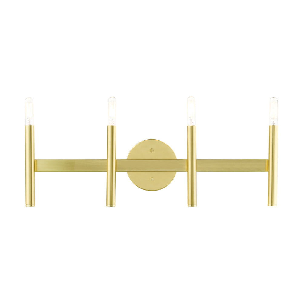 Livex Lighting COPENHAGEN 10344-12 Bathroom Fixture Contemporary - Satin Brass