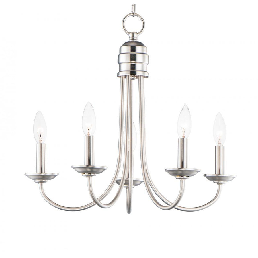 Maxim Lighting 10345SN Logan 21 Inch 5 Light Pendant – Satin Nickel