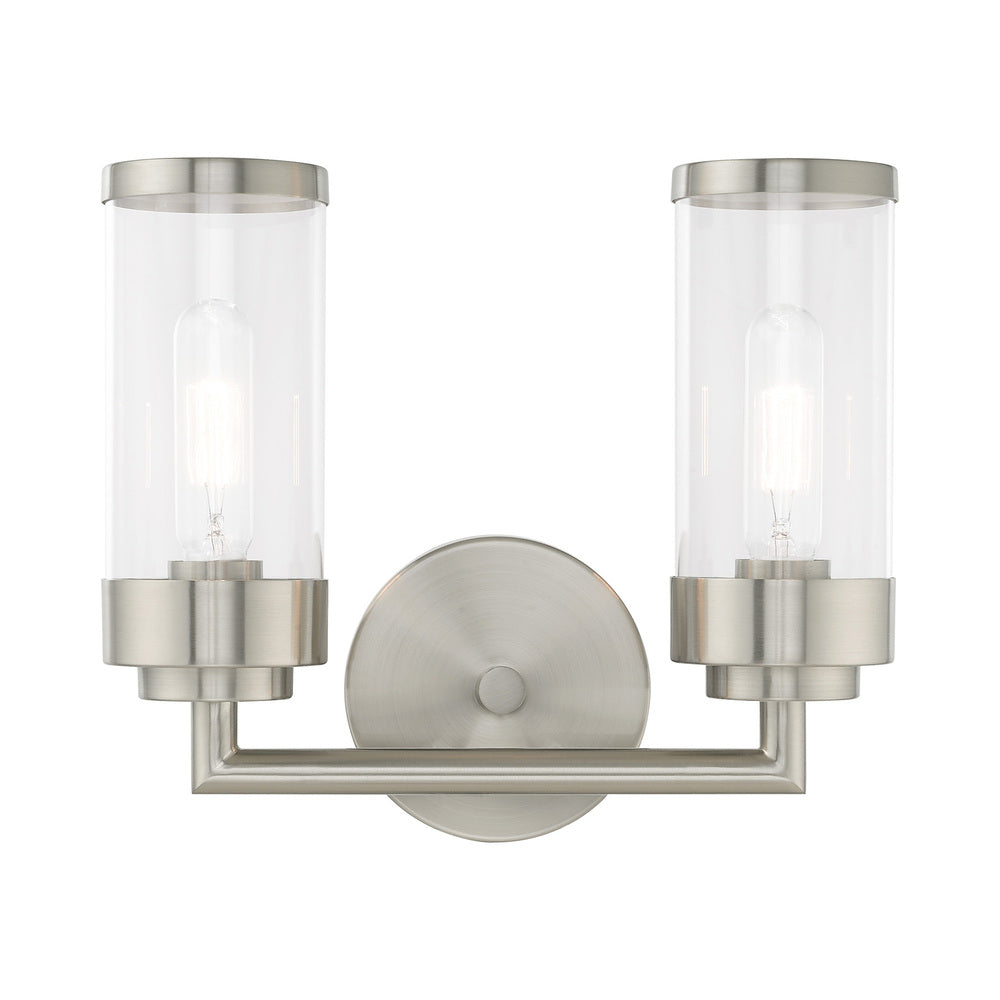 Livex Lighting HILLCREST 10362-91 Bathroom Fixture Industrial - Brushed Nickel