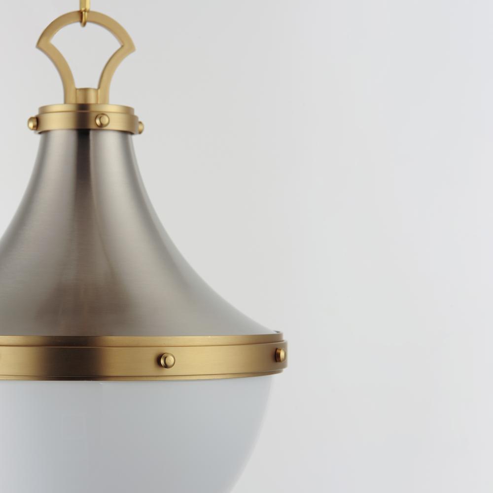 Maxim Lighting CONRAD 10384WTSNSBR Pendant Traditional - Brass