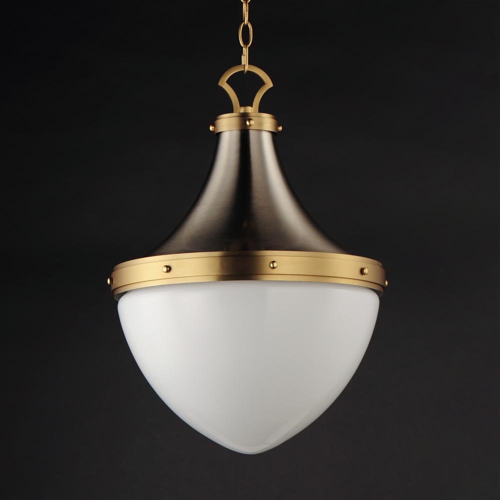 Maxim Lighting CONRAD 10386WTSNSBR Pendant Traditional - Brass