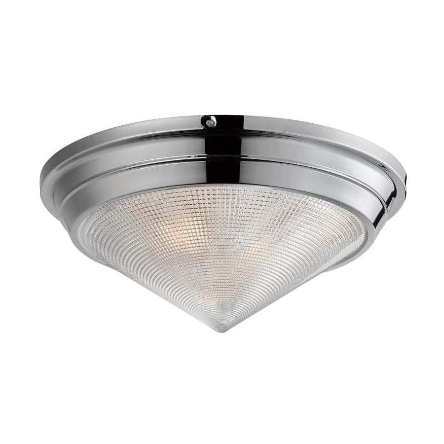 Maxim Lighting 10399PRPN Hargreaves 16.5 Inch Flush Mount Light – Polished Nickel