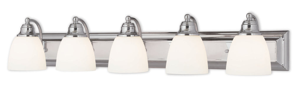 Livex Lighting SPRINGFIELD 10505-05 Bathroom Fixture Contemporary - Polished Chrome