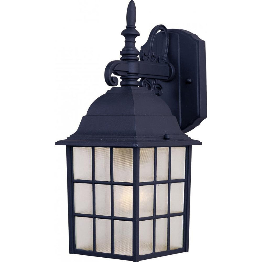 Maxim Lighting 1051BK North Church 6 Inch Outdoor Wall Lantern – Black