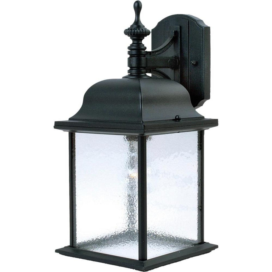 Senator 7 Inch Outdoor Wall Lantern – Black