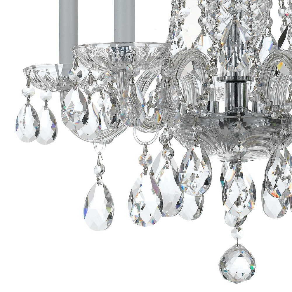 Crystorama TRADITIONAL CRYSTAL 1061-CH-CL-MWP Mini Chandelier Americana - Polished Chrome