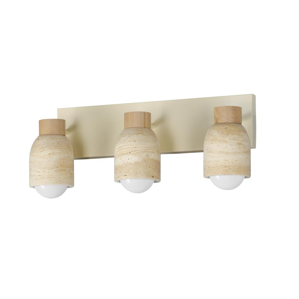 Pompeii 21 Inch Bathroom Vanity - Travertine / Oyster