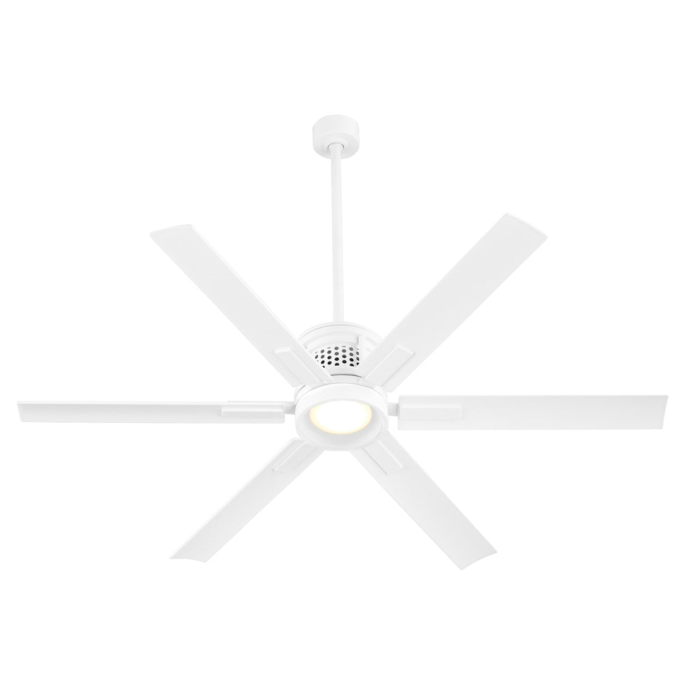 Quorum Lighting ZEUS 10656-8 Fan - Studio White