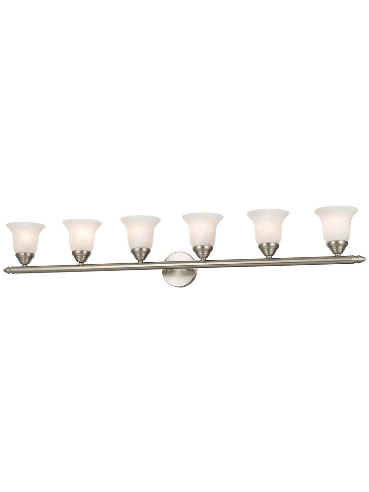 Livex Lighting NEPTUNE 1066-91 Bathroom Fixture Contemporary - Brushed Nickel