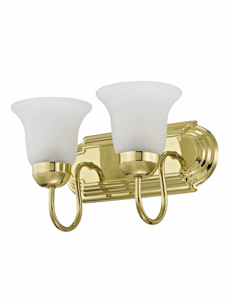 Livex Lighting RIVERA 1072-02 Bathroom Fixture Contemporary - Polished Brass